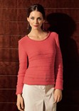 Lana Grossa PULLI MIT FALLMASCHEN Cotofine